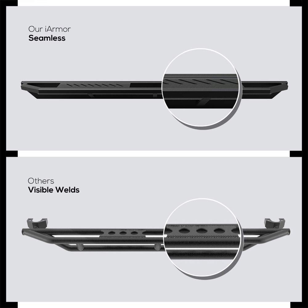 APS 6.5in Side Armor Stainless Steel Running Boards Compatible with Toyota 4Runner 2014-2024 SR5 & 14-24 TRD Pro & 17-24 TRD Off-Road (Nerf Bars Side Steps Side Bars) - Image 5