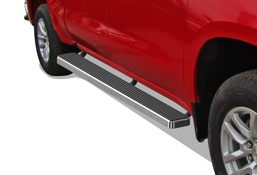 APS Premium 6in 304 Stainless Steel Running Boards Compatible with Silverado Sierra Double Cab 19-26 - Image 4