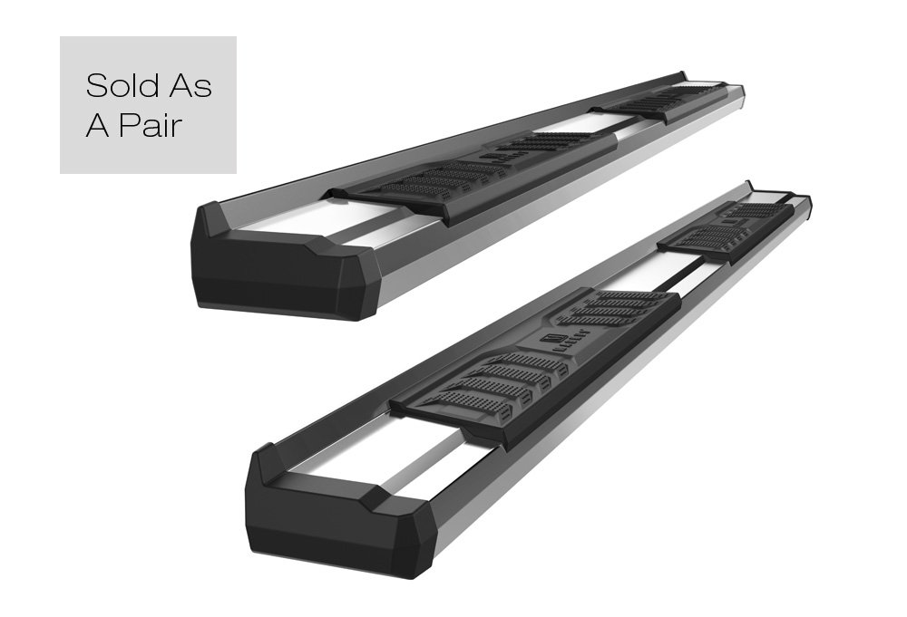 APS Chrome OE Style Nerf Bars Running Boards Compatible with Ford F150 2015-2026 SuperCrew Cab & F150 Lightning 2022-2026 & F-250 F-350 Super Duty 2017-2026 Crew Cab - Image 4