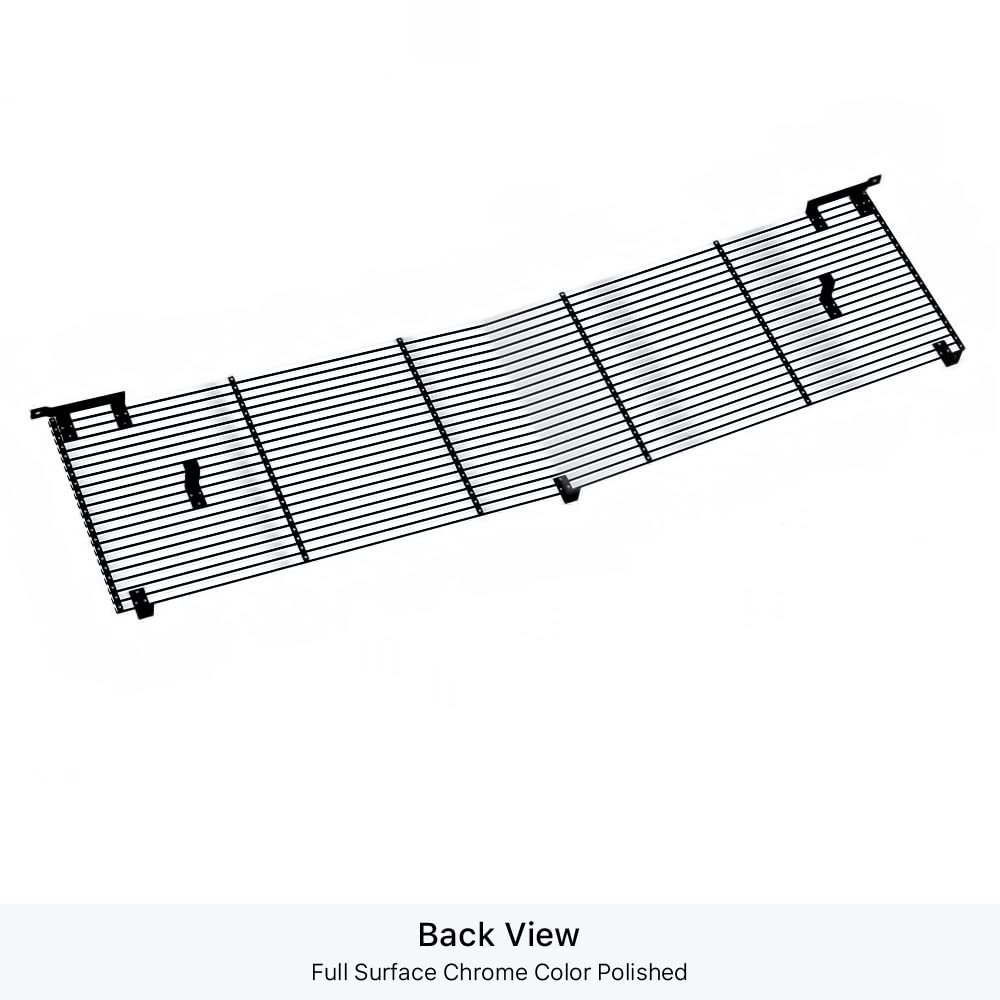 APS Compatible with Chevy GMC C K Pickup 1981-1987 & 81-88 Blazer Suburban Jimmy with Stacked Lights Main Upper Stainless Steel Chrome 8x6 High Density Billet Front Grill Grille Insert S18-S20058C - Image 3