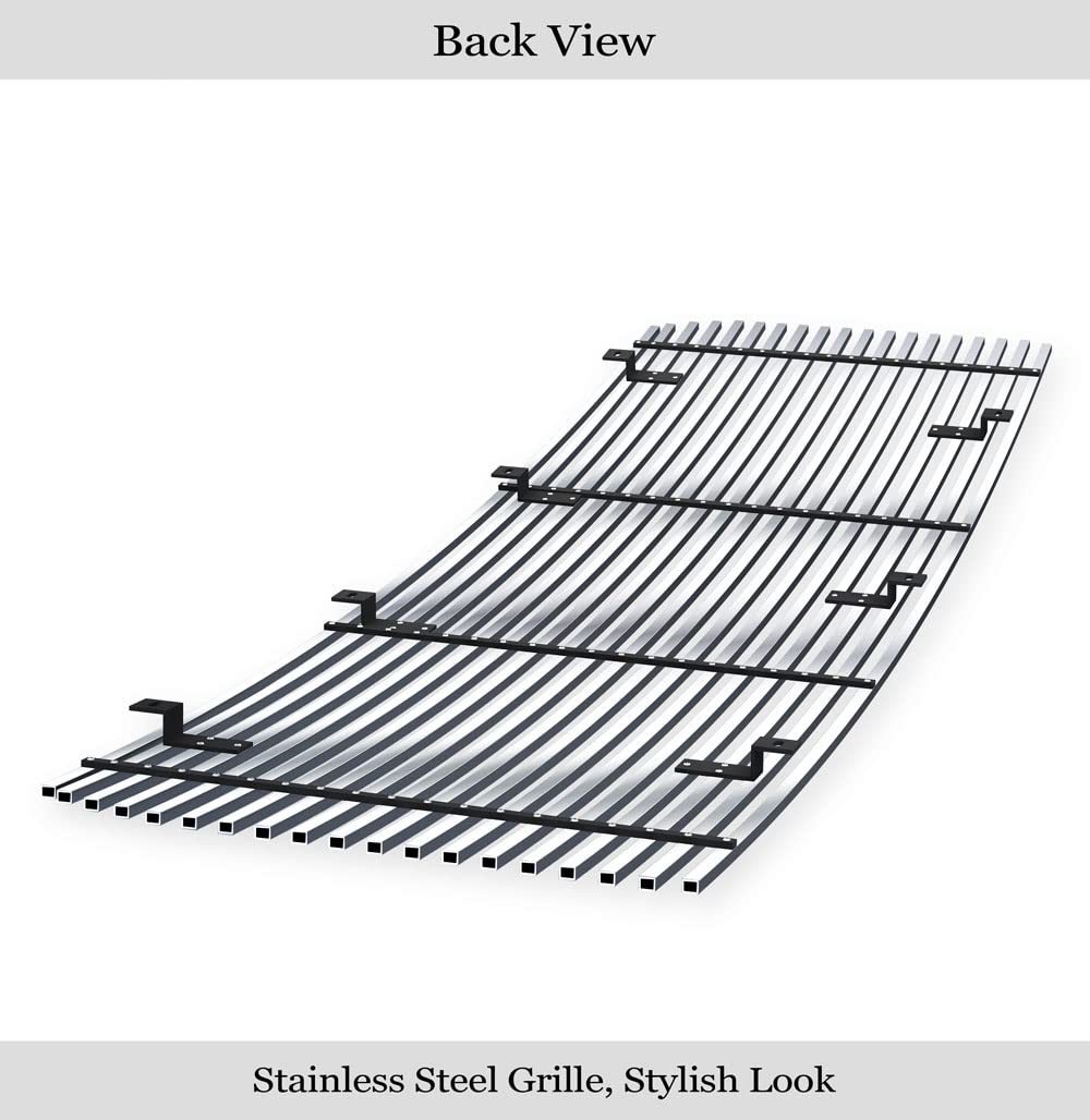 APS Compatible with GMC Sierra 1500 2014-2015 Main Upper Stainless Steel SS Chrome Billet Front Grill Grille Insert G85973A - Image 3