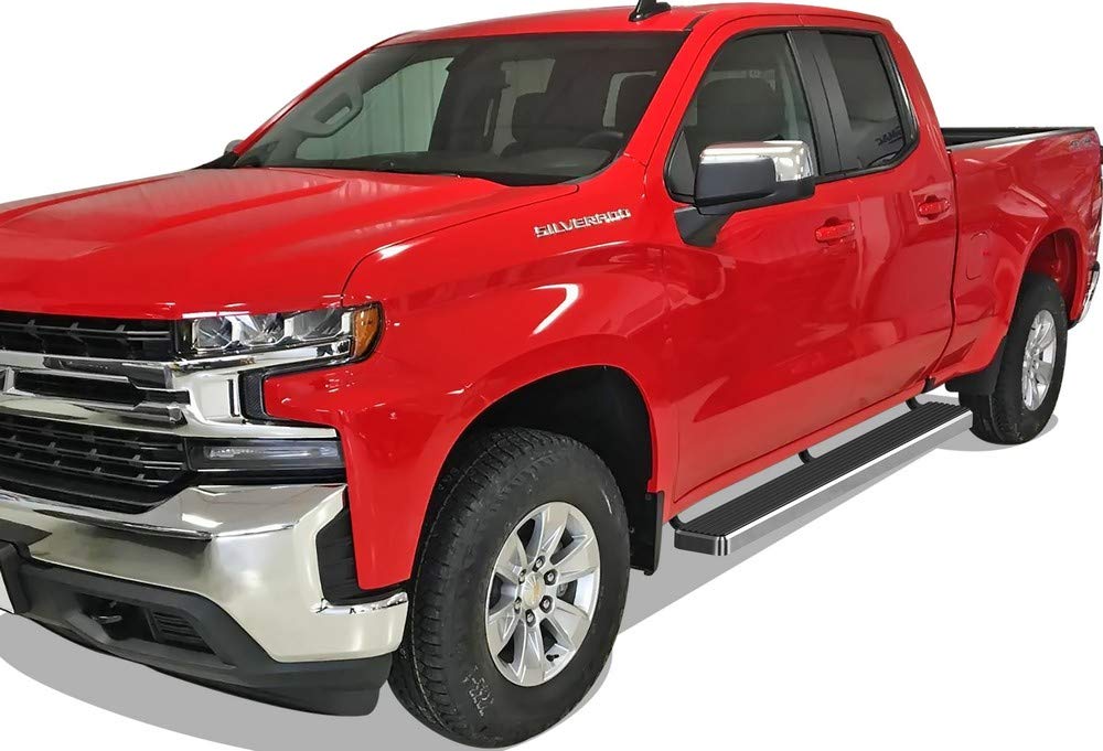 APS Premium 6in 304 Stainless Steel Running Boards Compatible with Silverado Sierra Double Cab 19-26 - Image 6