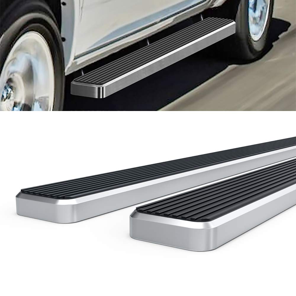 APS Running Boards 5 inches Compatible with Dodge Ram 1500 2009-2018 Quad Cab (Nerf Bars Side Steps Side Bars) - Image 6