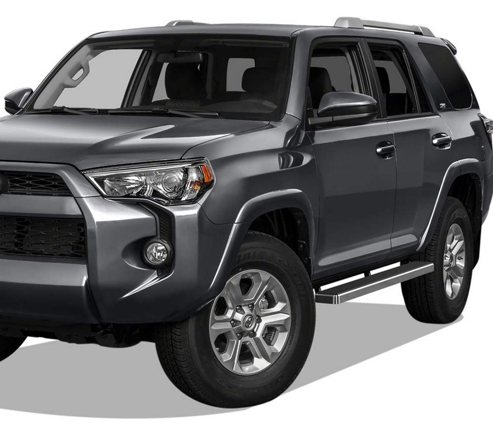 APS Running Boards 5 inches Compatible with Toyota 4Runner 2014-2024 SR5 & 14-24 TRD Pro & 17-24 TRD Off-Road 304 Stainless Steel (Nerf Bars Side Steps Side Bars) - Image 6