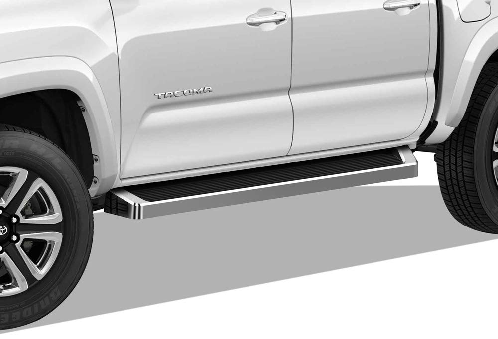 APS Premium Running Boards 6in Compatible with Toyota Tacoma Double Cab Crew Cab 05-23 - Image 4
