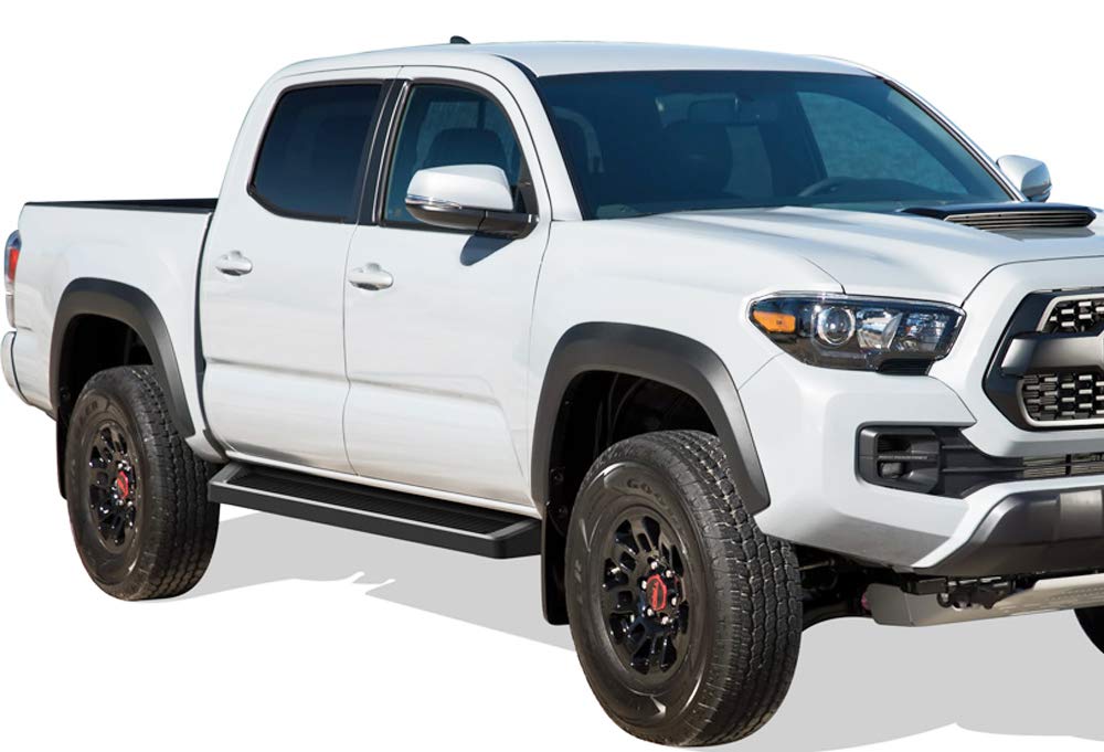 APS Running Boards 6in Black Compatible with Toyota Tacoma Double Cab Crew Cab 05-23 - Image 6