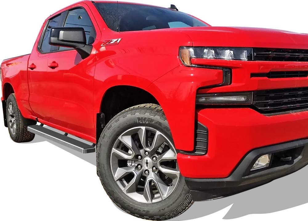 APS Premium 5in 304 Stainless Steel Running Boards Compatible with Silverado Sierra Double Cab 19-26 - Image 6