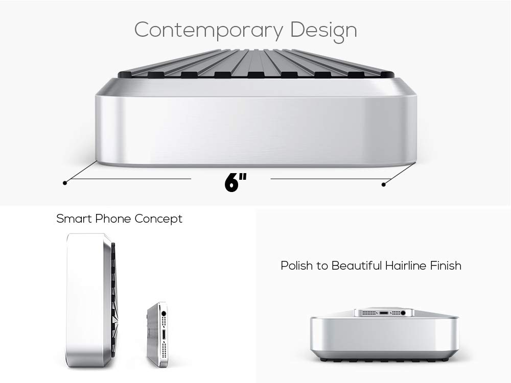 APS (Silver 6in 304 Stainless Steel) Running Boards Nerf Bars Side Steps Compatible with Toyota Tacoma 2005-2023 Double Crew Cab - Image 3