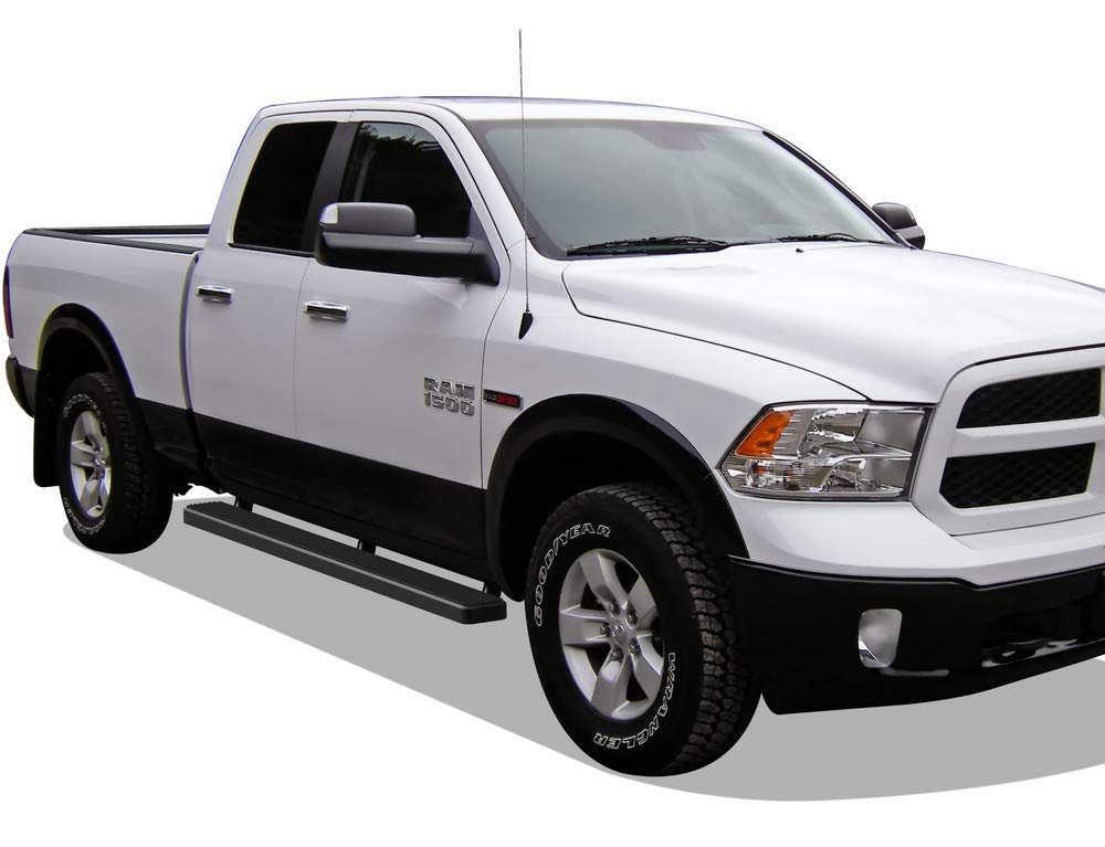 APS (Stainless Steel Black Powder Coated 5 inches) Running Boards Nerf Bars Side Steps Compatible with Dodge Ram 1500 2009-2018 Quad Cab - Image 6