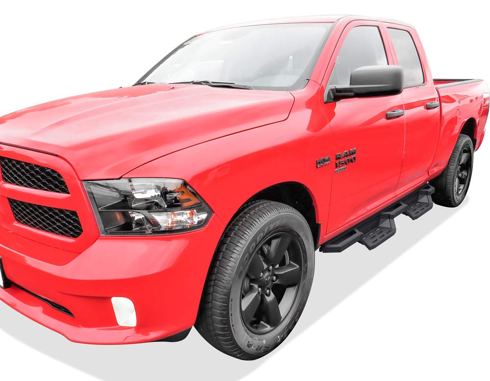 APS Stainless Steel Pocket Steps Running Boards Side Bars Compatible with Dodge Ram 1500 2009-2018 Quad Cab - Image 6