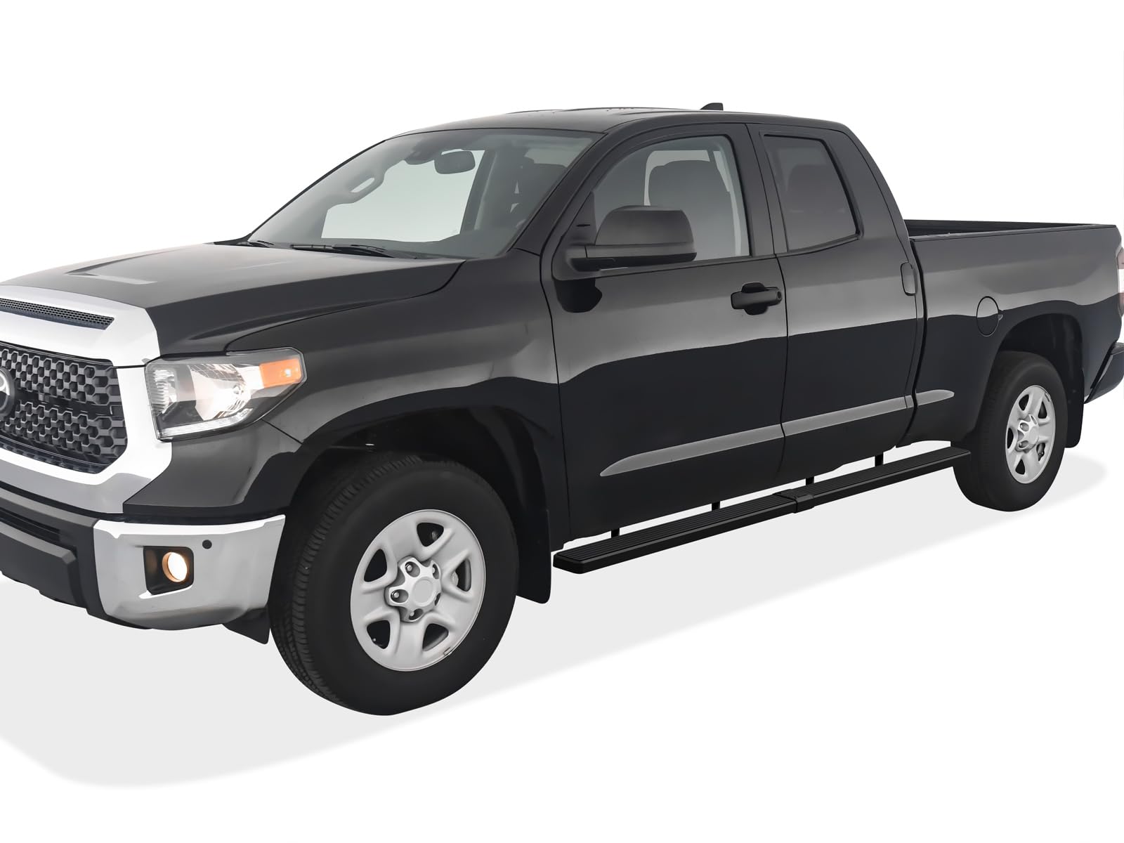 APS Wheel to Wheel Side Steps 5in Compatible with Toyota Tundra 2007-2021 Double Cab 6.5ft Bed (Nerf Bars Side Steps Side Bars) - Image 6